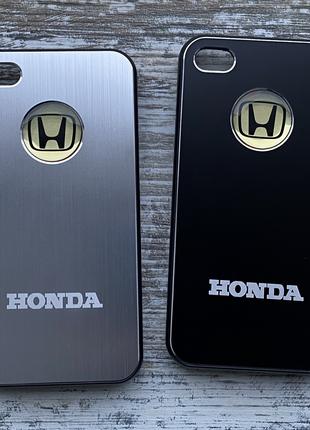 Чехлы для iPhone 4 4S Honda металлические
