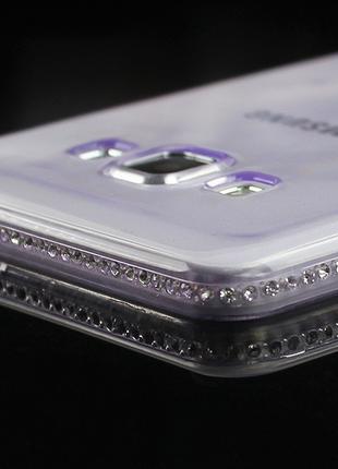 Чехол для Samsung Grand Prime G530 G531 силиконовый со стразами