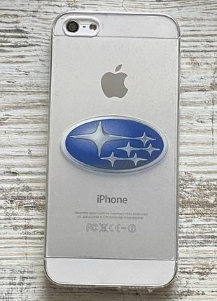 Силиконовый чехол Subaru для iPhone 5 5S SE