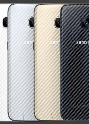 Карбоновая защитная пленка для Samsung Galaxy S6 G920