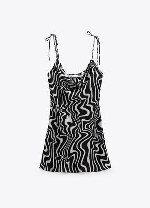 Невероятное slip dress платье в бельевом стиле zara новая колл...