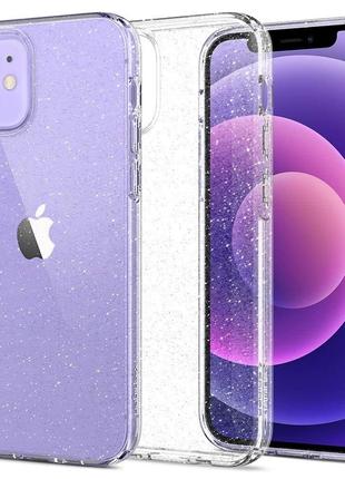 Чехол с блестками Spigen Liquid Crystal Glitter для iPhone 12 ...
