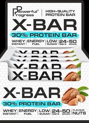 Протеїновий батончик Powerful Progress X-Bar – 30% Mega Pack 2...