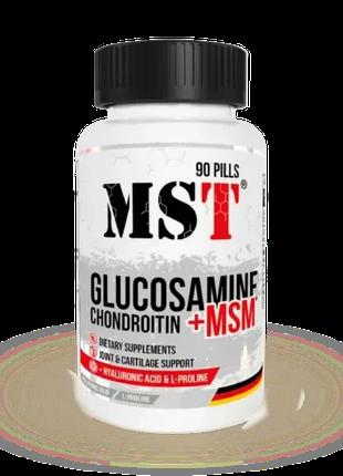 Хондропротектор MST Glucosamine+Chondroitine+MSM+Hyaluronic Ac...
