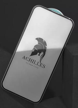 Защитное стекло Achilles для iPhone 15 закругленные края