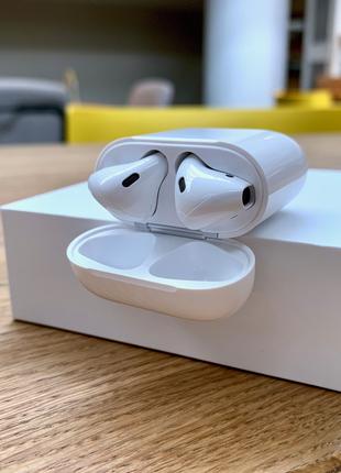 Безпровідні навушники AirPods 2 + Смарт браслет Mi band 5. Блю...