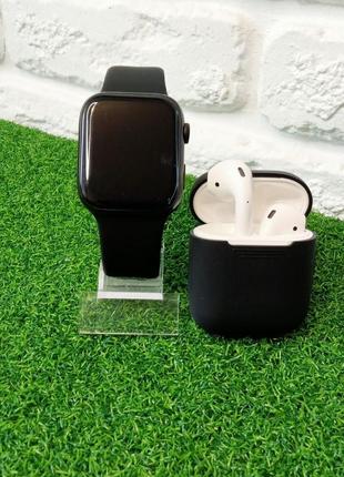 Стильні навушники Apple AirPods 2 + Apple watch 6/44 mm Розумн...