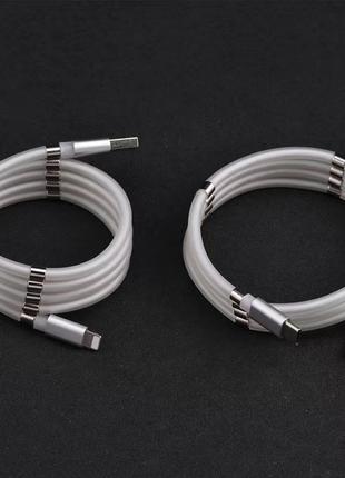 Магнитный кабель Type-C длина 1м. кабель для зарядки телефона ...