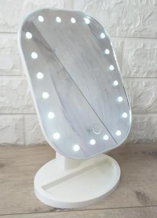 Сенсорне LED дзеркало з підсвічуванням для макіяжу Cosmetie Mi...