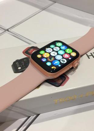 Стильные Женские смарт часы Т500+ Apple watch 6/44мм Т500+ Plu...