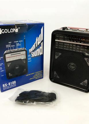 Радіо приймач RX-9100 USB+SD, Радіоприймачі фм, JQ-637 Радіопр...