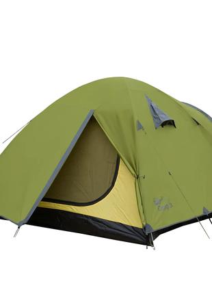 Палатка трехместная двухслойная Tramp Lite Camp 3 олива