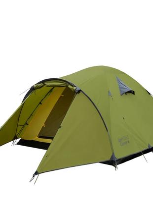 Палатка четырехместная двухслойная Tramp Lite Camp 4 олива