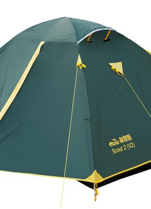 Палатка двухместная Tramp Scout 2 (v2) green