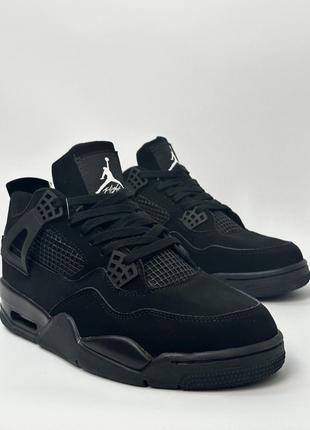 Кроссовки Nike Air Jordan 4 Retro (black mat)