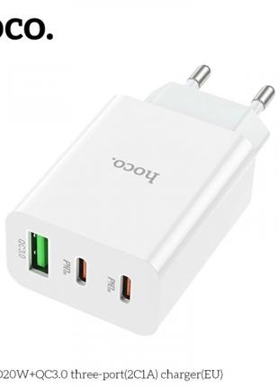 Блочок для Быстрой Зарядки USB type C C126A Pure PD+QC 40W