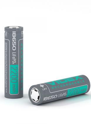 Акумуляторна батарейка 18650 LiFePO4 2200mAh без захисту (бл-1...