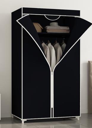 Складна тканинна шафа для одягу та взуття 8863 Чорний