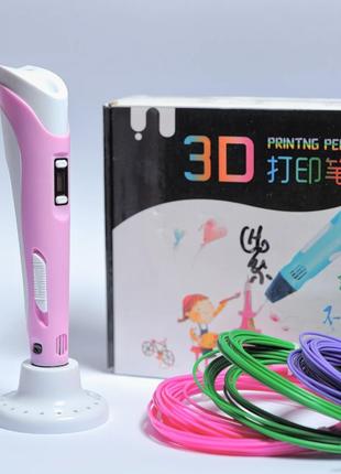 3Д ручка для творчества с LCD Дисплеем 3D PEN для рисования пл...