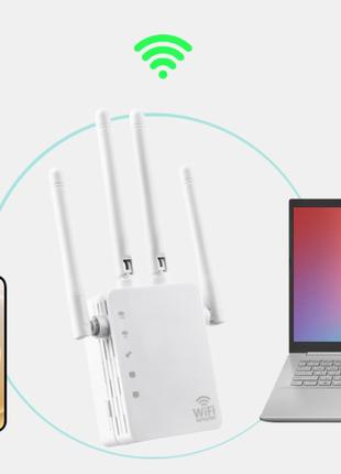 Репитер Wifi Роутер Wifi AP поддерживает 2,4G и 5G до 1200 м