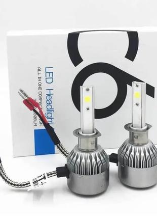 Светодиодные автомобильные лампы основного света LED C6 H1 COB...