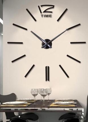 Часы настенные 3D часы наклейка Сделай сам XZ1.27 Часы классич...