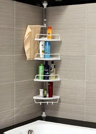 Угловая полка для ванной комнаты Multi Corner Shelf стойка сте...