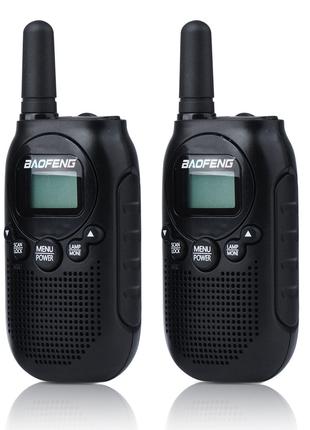 Рація BaoFeng walkie talkie PMR BF-T6 Panda - 0.5 Вт - Чорна -...