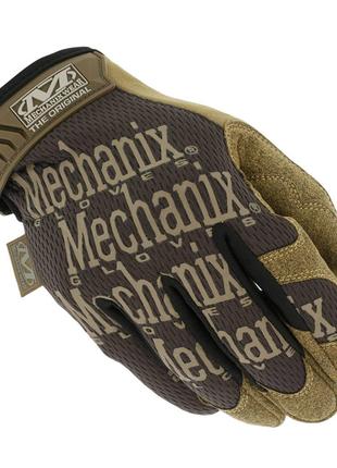 Тактичні рукавички Mechanix MG-07 коричневі