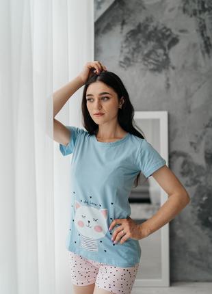 Пижама - Комплект для дома и сна шорты и футболка