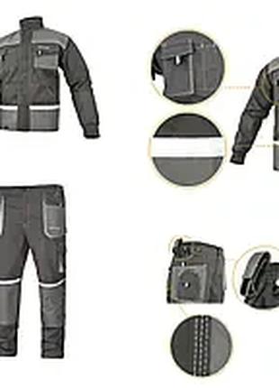 Рабочий костюм EUROCLASSIC, куртка и полукомбинезон(Польша) 44...