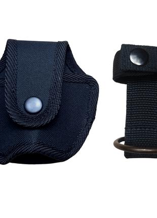 Комплект полицейского чехол для наручников + держатель дубинки