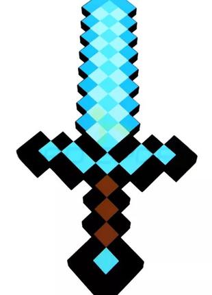 Алмазный полноразмерный меч из Майнкрафт
