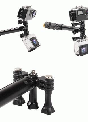 Кронштейн для двух экшн камер GoPro, Xiaomi Yi, Sjcam и др. №2