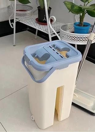 Швабра с ведром и отжимом, 5л Hand Free Cleaning Mop 2 в 1