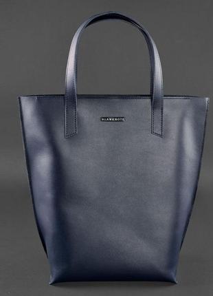 Кожаная женская сумка шоппер, шопер из натуральной кожи темно-...