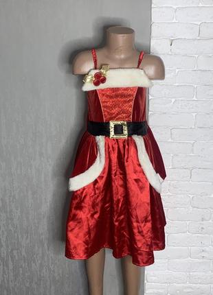 Новорічна сукня святкове карнавальне плаття на дівчинку 7-8р m...
