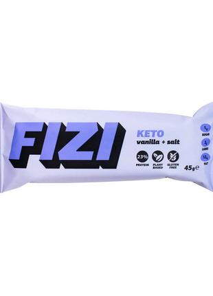 Батончик Fizi Keto Protein Bar, 45 грамм Ваниль-соль