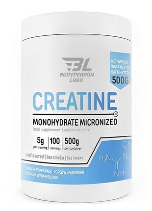 Креатин Bodyperson Labs Creatine Monohydrate, 500 грам Без смаку