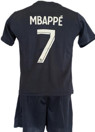 Дитяча футбольна форма ПСЖ МБАППЕ номер 7 сезон 2022-2023