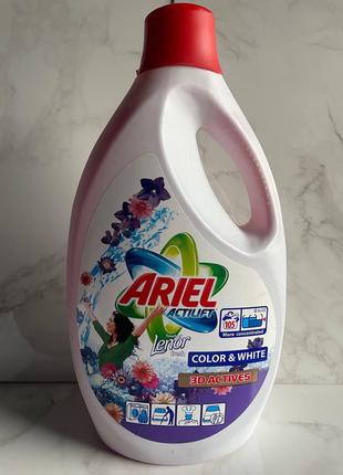 Жидкий порошок Ariel 3D Actives для цветного и белого 5.7 л
