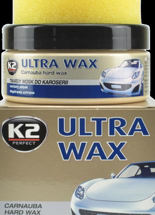 Поліроль кузова віск 250g "K2" K073 Ultra Wax (з губкою)