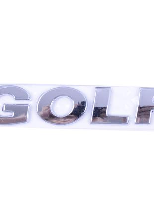 Авто емблема напис "GOLF" 09- скотч 133х26 мм (5K0853687A 739)