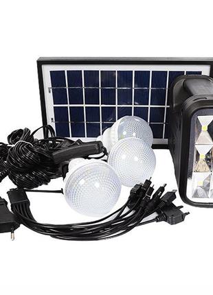 Портативная солнечная станция Gdlite GD-8017A Power Bank фонар...