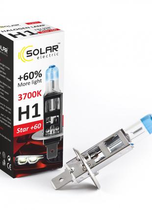 Лампа 12V H1 55W + 60% STARLIGHT "SOLAR" (1ШТ)