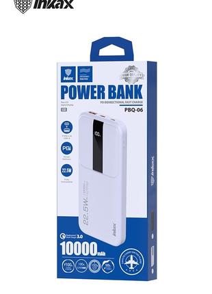 Повербанк Power Bank Inkax PBQ-06 PD+QC 3.0 10 000mAh