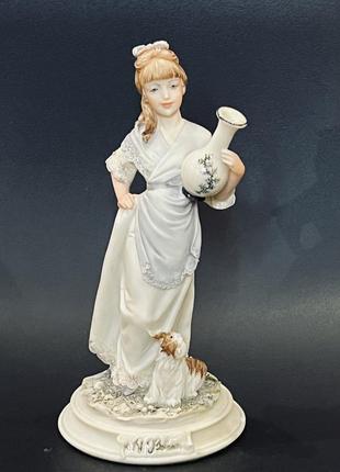 Фарфоровая статуэтка девушка белкари belcari