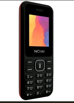 Мобільний телефон Nomi i1880 Black-Red