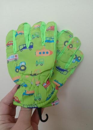 Детские перчатки рукавицы края непромокаемые зимние дутики