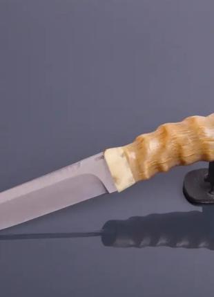 Охотничий нож ручной работы из рога сайгака "Хантер vip", М390